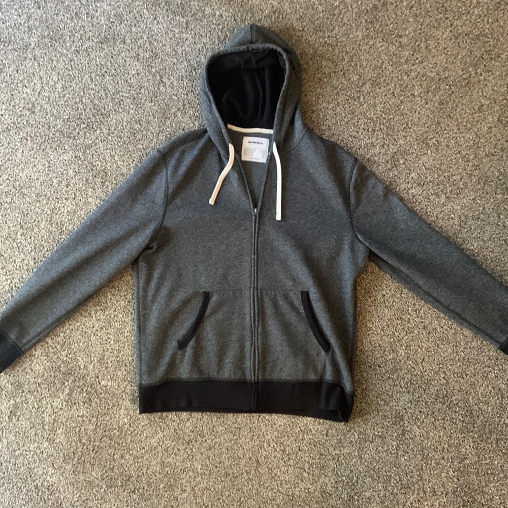 Mens zip up hoodie sweatshirt